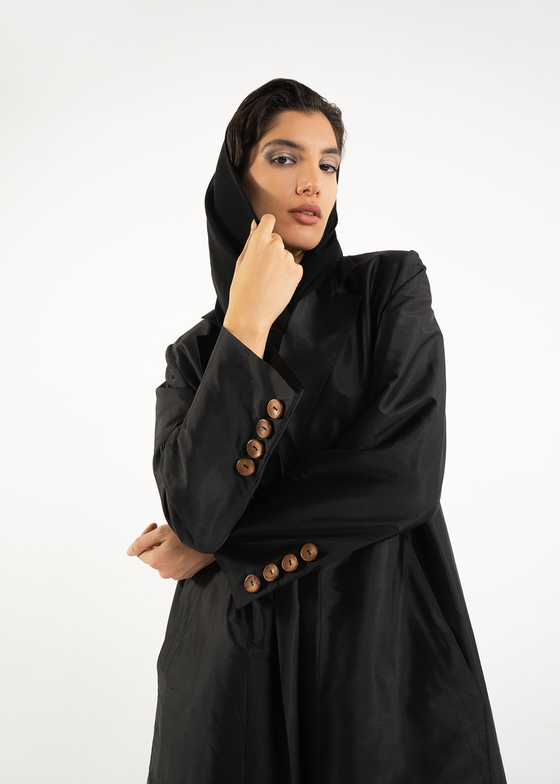 Black Silk Coat