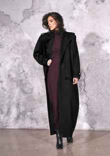  Black Oversized Coat