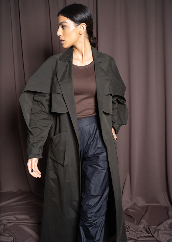 Military Green Trench