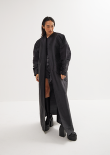  Black Oversized Sleeve Abaya