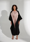 Reversible Black/Dusty-Rose Kimono