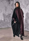 Aubergine Reversible Puff Kimono