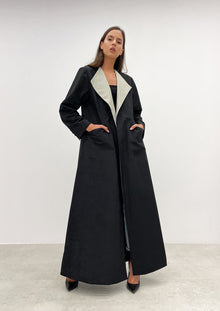  Black Two-tone Abaya