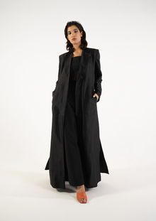  Black Silk Coat