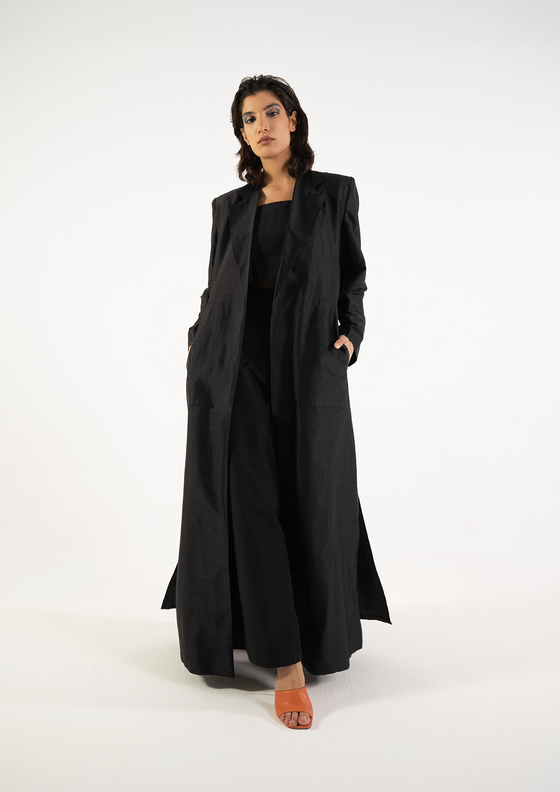 Black Silk Coat