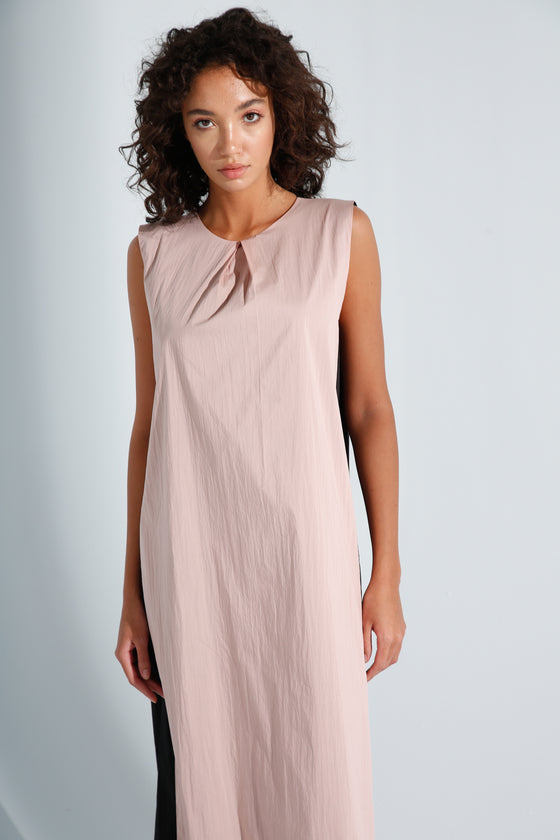 Reversible Black/Dusty-Rose Dress