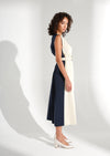 Reversible Cream/Navy Dress