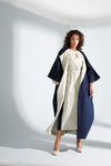 Reversible Navy/Cream Kimono