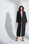 Black Trench Coat Abaya