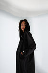 Black Trench Coat Abaya