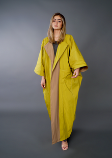  Beige / Mustard Reversible Kimono