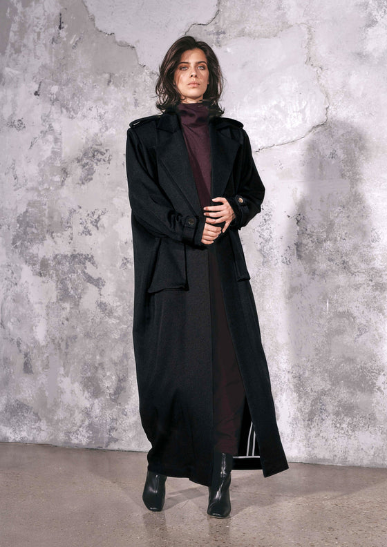 Black Oversized Coat