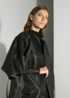 Black Kimono with Detachable Skirt