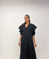 Black Detachable-Sleeve Abaya