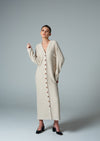 Creme Cardigan Dress