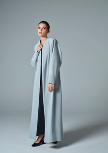  Ice Blue Trench Coat