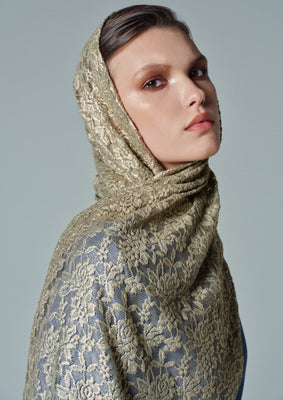 Gold Lace Scarf