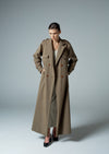 Pale Olive Boyfriend Coat