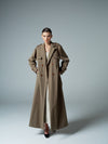 Pale Olive Boyfriend Coat