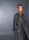 Dark Linen Trench