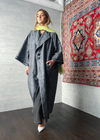 Dark Linen Trench