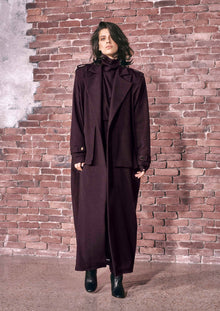  Mulberry Oversized Coat