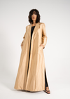 Golden Peach Silk Coat