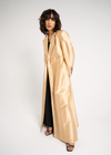 Golden Peach Silk Coat