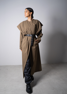  Pale Olive Drop Shoulder Abaya