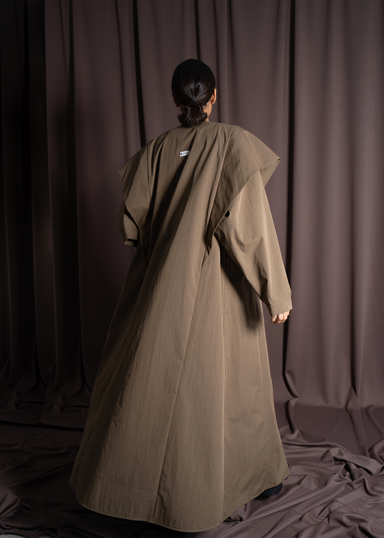 Pale Olive Drop Shoulder Abaya