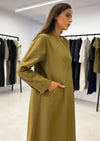 Khaki Two-tone Abaya