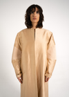 Golden Peach Oversized Sleeve Abaya