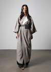 Two-Tone Textured Kimono